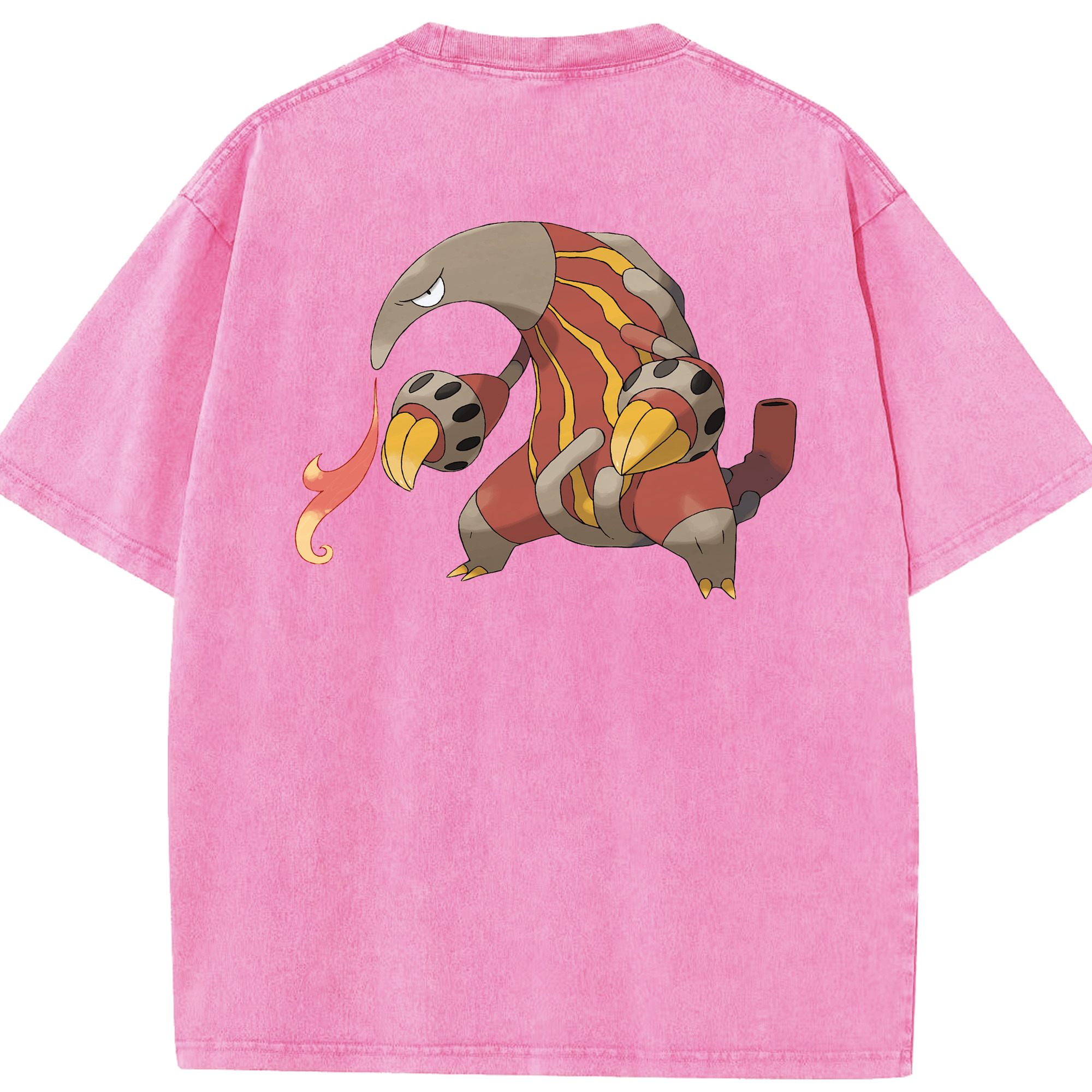 （画像用） ポケットモンスター Pokémon 綿100% ヴィンテージ風 半袖Tシャツ（背面プリント）
